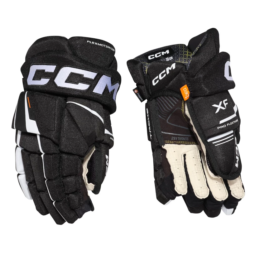 IJshockey handschoenen CCM Tacks XF Black/White Junior