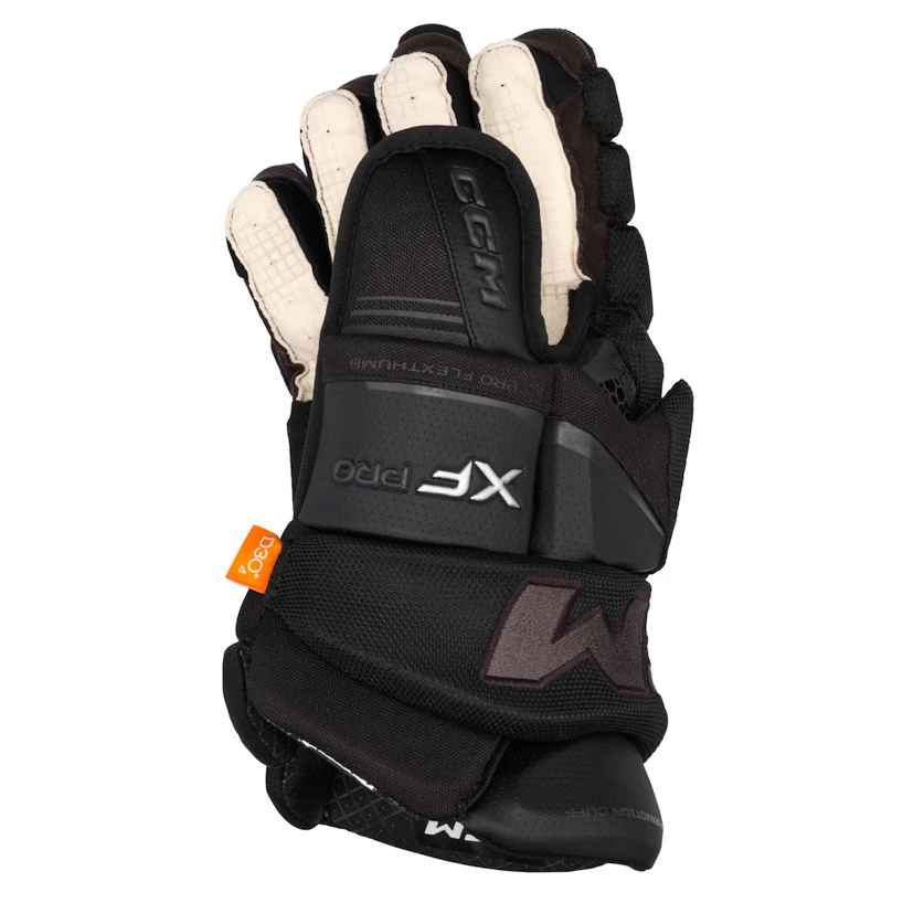 IJshockey handschoenen CCM Tacks XF PRO Black/Grey Junior 11 inch