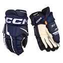 IJshockey handschoenen CCM Tacks XF PRO Navy/White Senior 15 inch