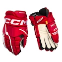 IJshockey handschoenen CCM Tacks XF PRO Red/White Senior 13 inch