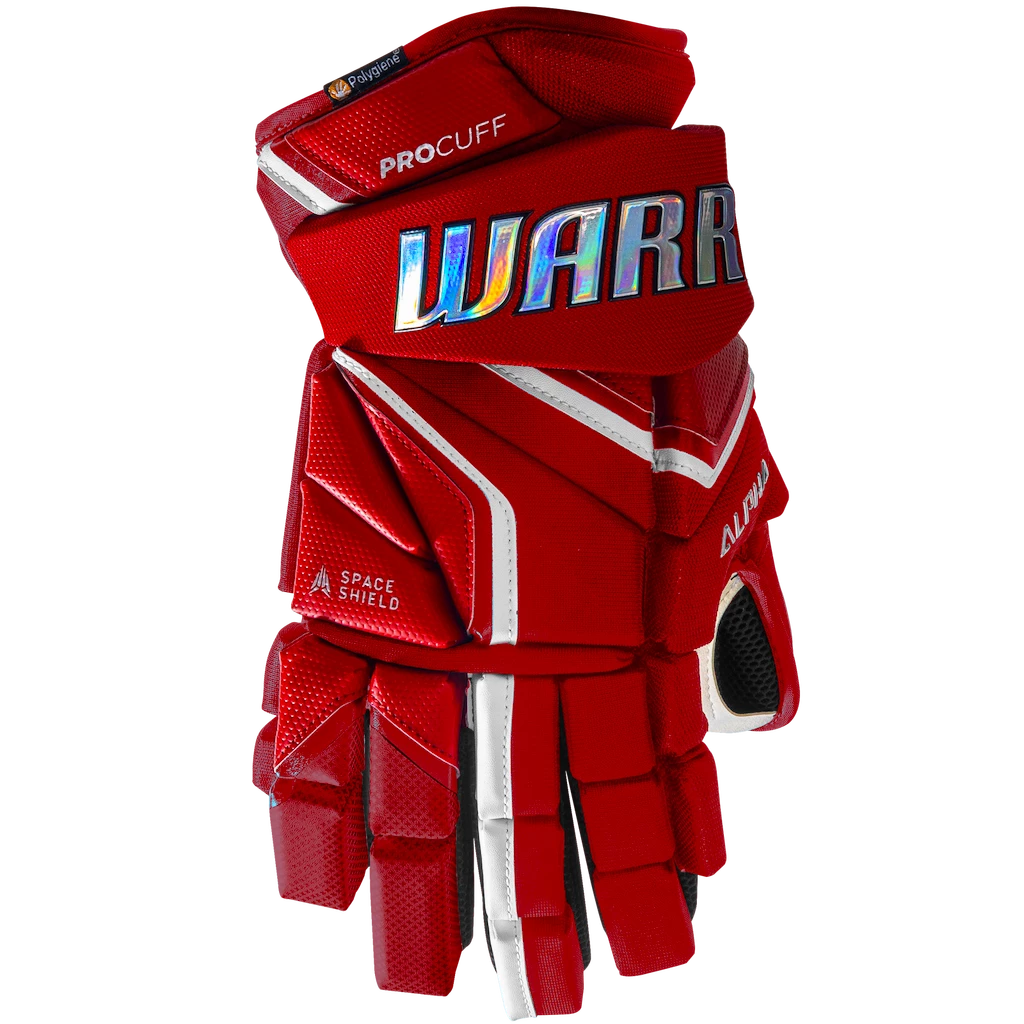 IJshockey handschoenen Warrior Alpha LX2 Pro Red Junior 11 inch