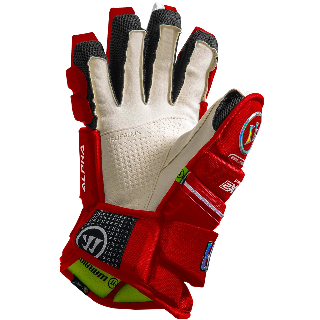 IJshockey handschoenen Warrior Alpha LX2 Pro Red Junior