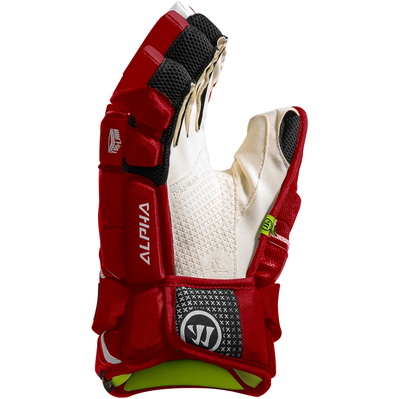 IJshockey handschoenen Warrior Alpha LX2 Pro Red Junior 11 inch
