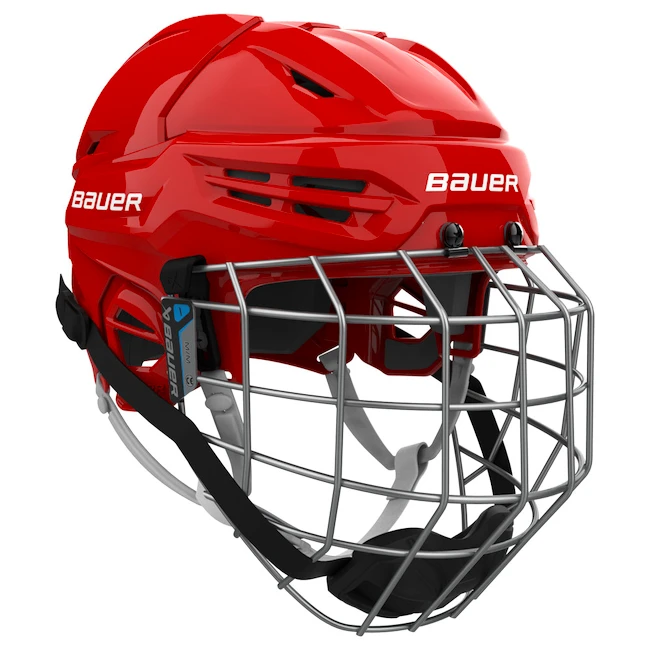 IJshockeyhelm Bauer RE-AKT 55 Combo Red Senior L
