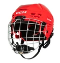 IJshockeyhelm CCM Tacks 70 Combo red Junior