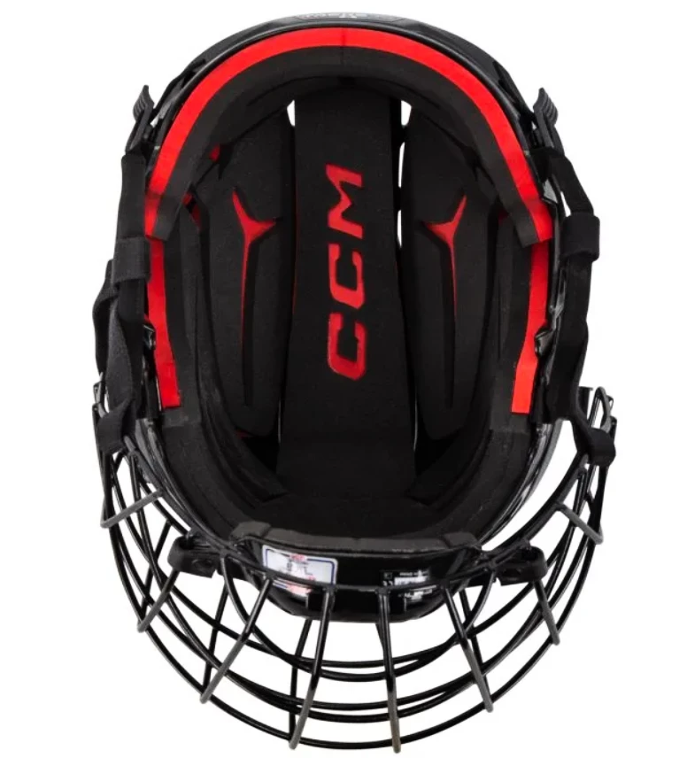 IJshockeyhelm CCM Tacks 70 Combo Red  Senior