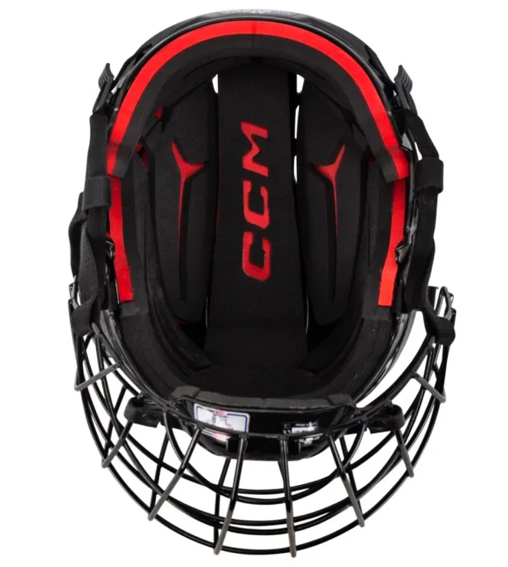 IJshockeyhelm CCM Tacks 70 Combo Red  Senior