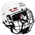 IJshockeyhelm CCM Tacks 70 Combo White  Senior
