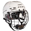 IJshockeyhelm CCM Tacks 910 Combo White Senior
