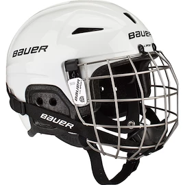 IJshockeyhelm Combo Bauer LIL Combo White Youth