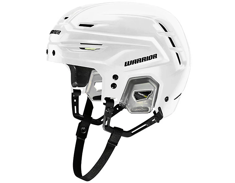 IJshockeyhelm Warrior Alpha On Pro White Senior M