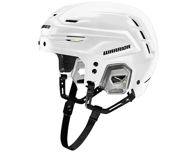 IJshockeyhelm Warrior Alpha On Pro White Senior M