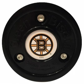 IJshockeypuck Green Biscuit Boston Bruins Black