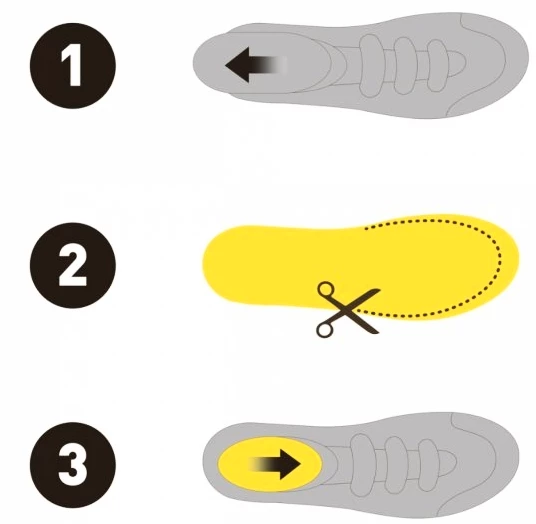 Inlegzooltjes Sorbothane  Double Strike Insole  35-37