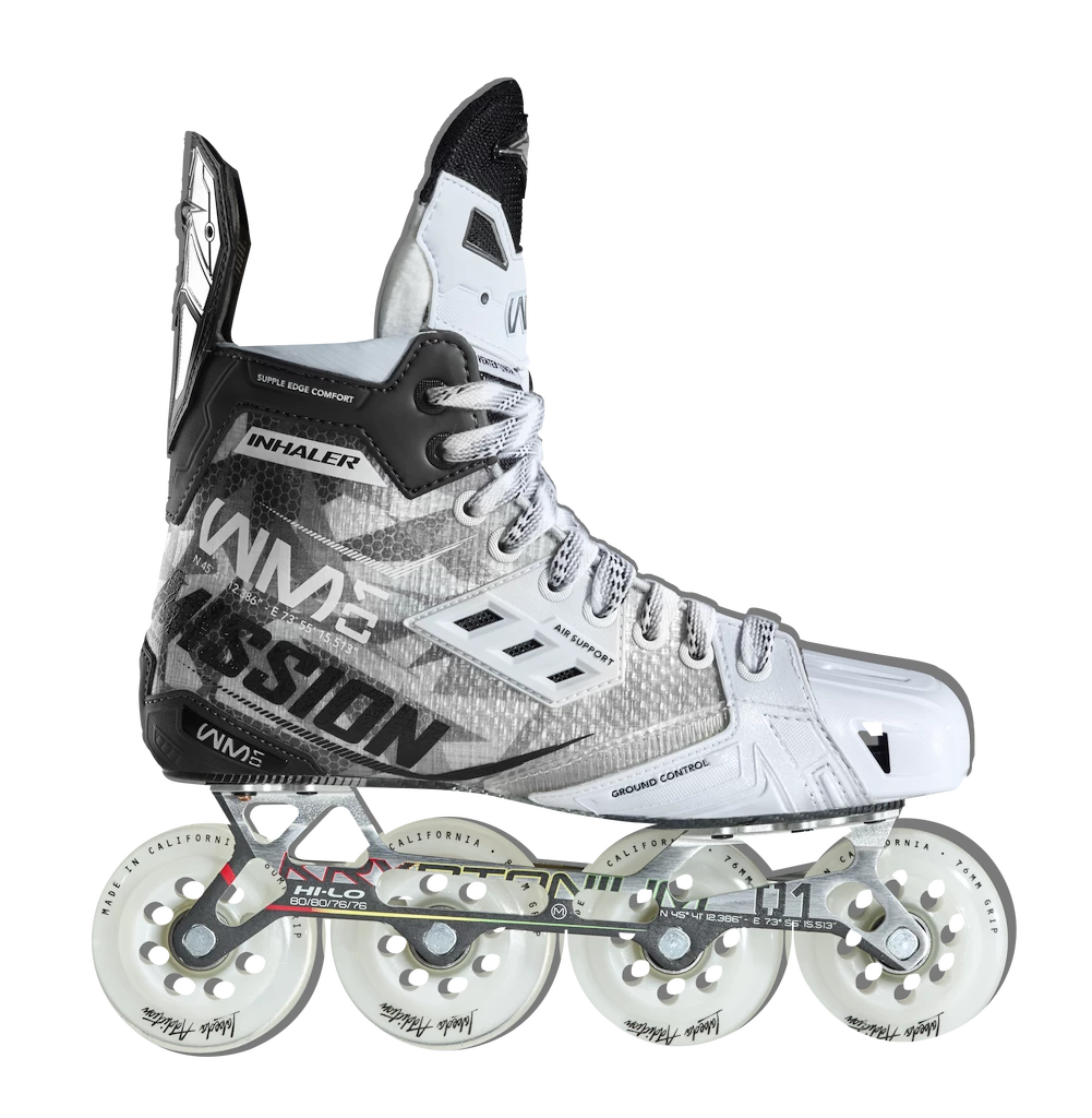 Inlinehockey schaatsen Mission  RH Inhaller WM01 Senior EUR 42, D (normaal been)