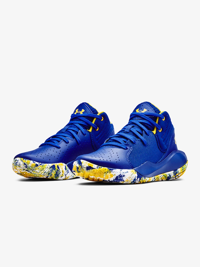 Jongens basketbalschoenen Under Armour  GS Jet '21-BLU