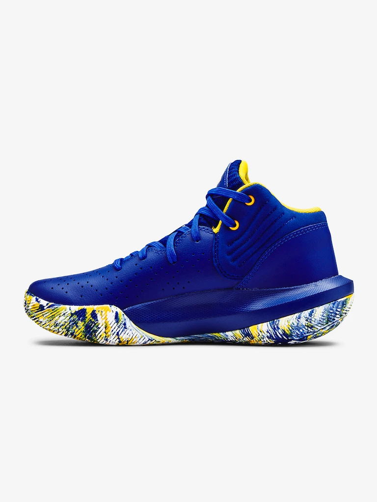 Jongens basketbalschoenen Under Armour  GS Jet '21-BLU