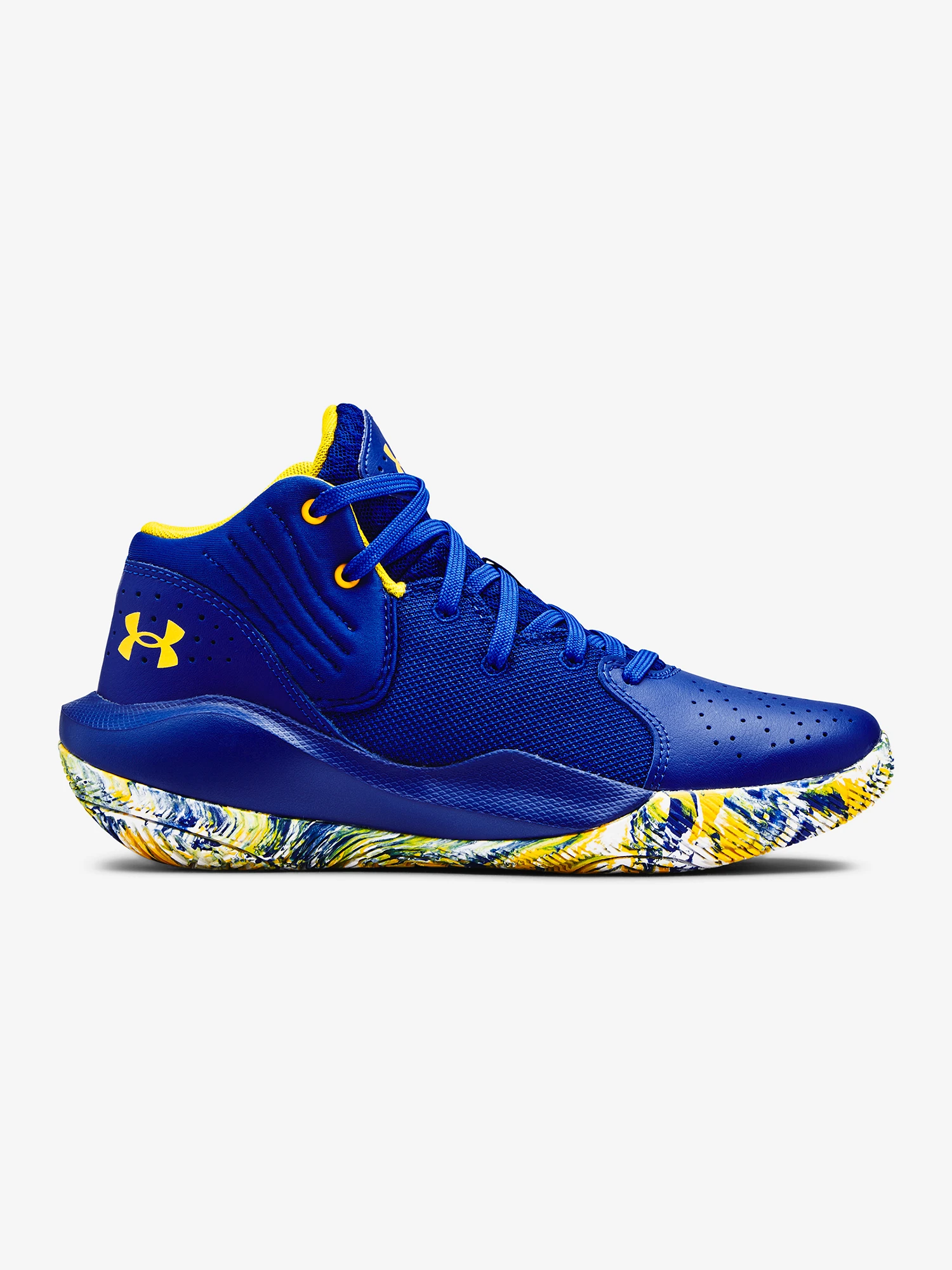 Jongens basketbalschoenen Under Armour  GS Jet '21-BLU
