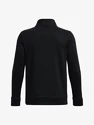 Jongens hoodie Under Armour  Fleece 1/4 Zip-BLK