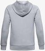 Jongens hoodie Under Armour  RIVAL COTTON HOODIE grey