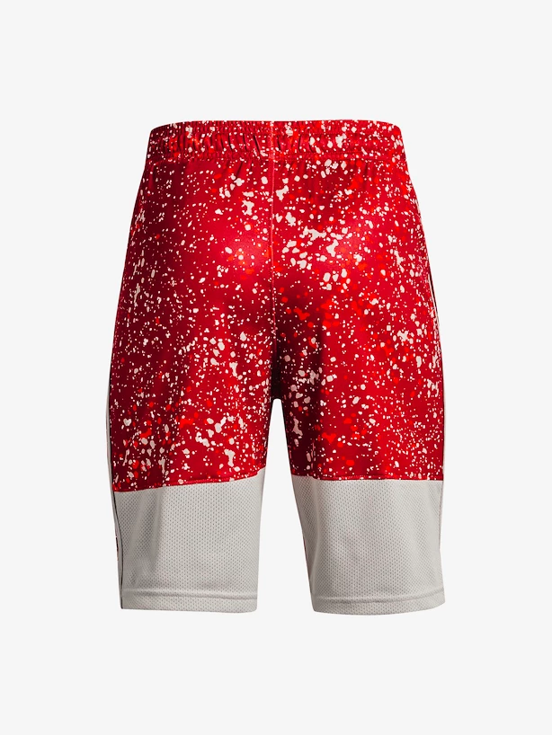 Jongens short Under Armour  Stunt 3.0 Plus Shorts-RED M