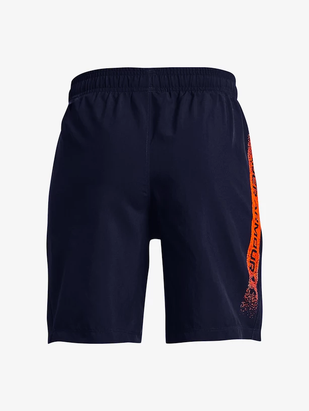 Jongens short Under Armour  Woven Graphic Shorts-NVY L