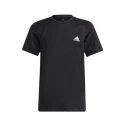 Jongens T-shirt adidas Aeroready Graphic Tee Black