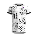 Jongens T-shirt BIDI BADU Melbourne V-Neck Junior Tee White/Black 140 cm