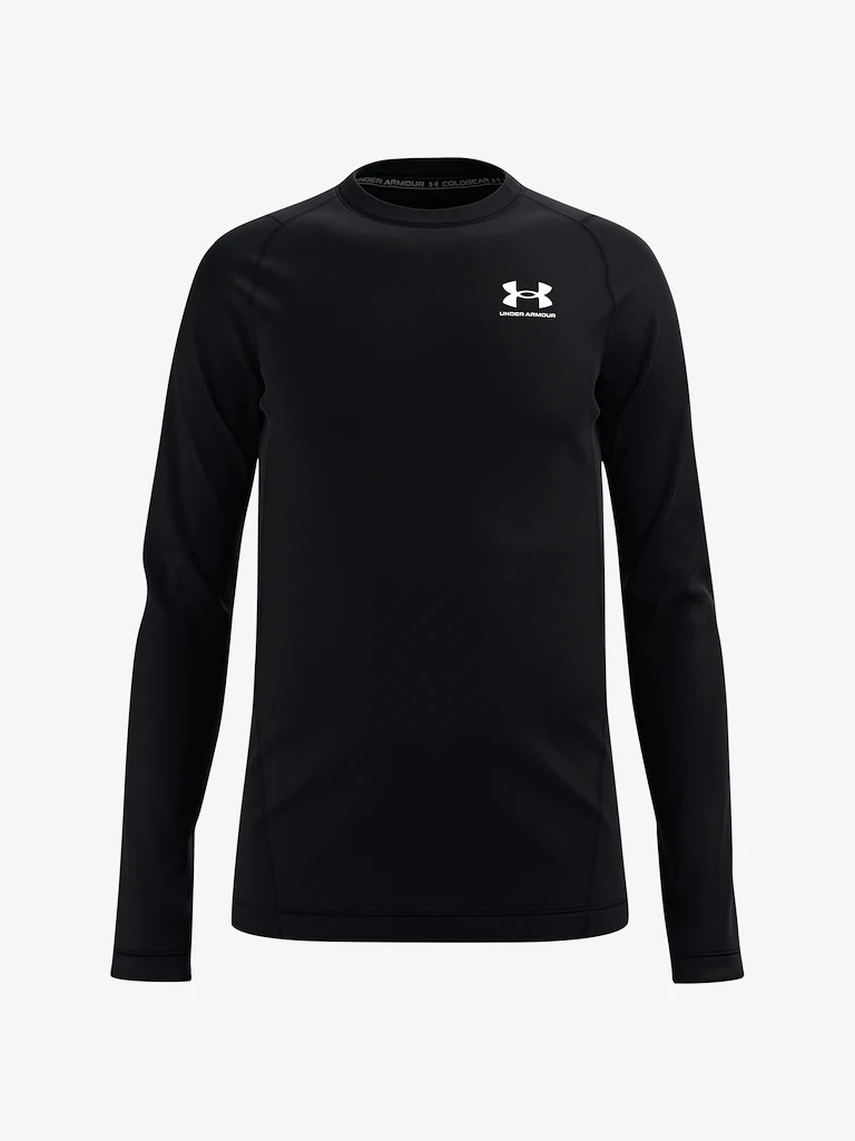 Jongens T-shirt Under Armour ColdGear LS-BLK