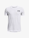Jongens T-shirt Under Armour  SPORTSTYLE LEFT CHEST SS-WHT S