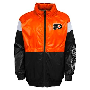 Jongensjack Outerstuff  GOAL LINE STANCE FZ WINDBREAKE PHILADELPHIA FLYERS L