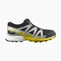 Junior hardloopschoenen Salomon Speedcross CSWP Black/Wrough Iron  UK 12,5 (Kid)