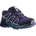 Junior hardloopschoenen Salomon Speedcross CSWP Grape Wine/Mallard Blue