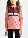 Kinder fietsshirt Craft Keep WARM Bike Junior růžový