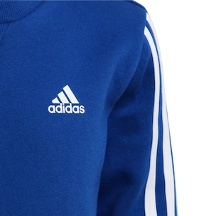 Kinder hoodie adidas  Essentials 3-Stripes Crew Neck Royal Blue 104 cm