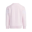 Kinder hoodie adidas  Graphic Crew Neck Clear Pink