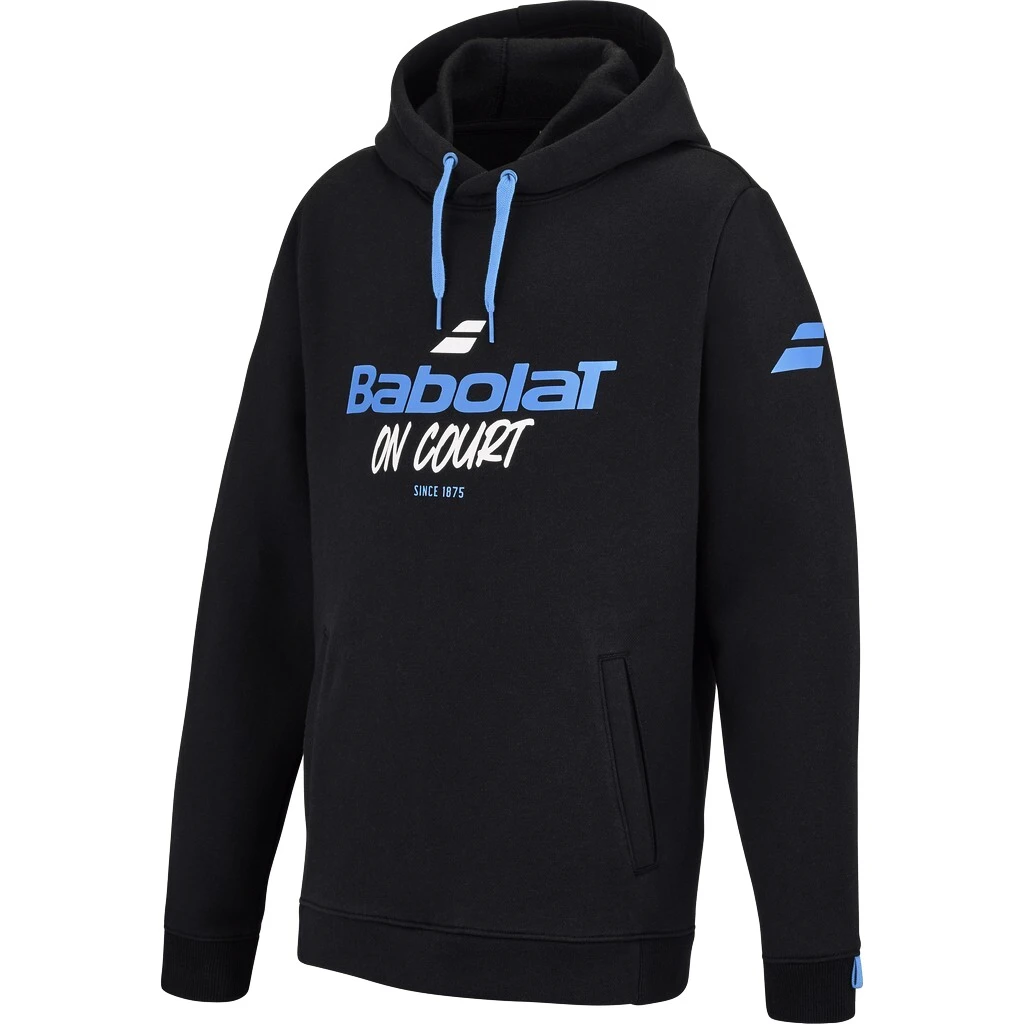 Kinder hoodie Babolat  Exercise Hood Sweat Jr Black