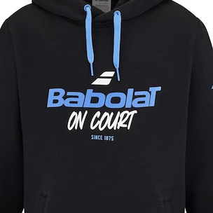 Kinder hoodie Babolat  Exercise Hood Sweat Jr Black 10 - 12 jaar