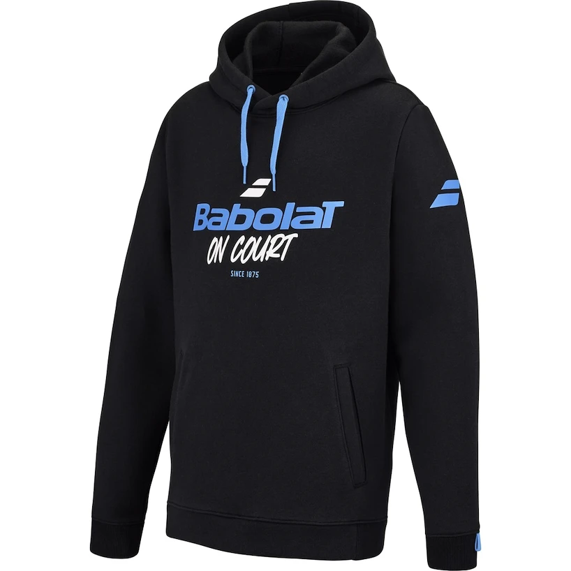 Kinder hoodie Babolat  Exercise Hood Sweat Jr Black