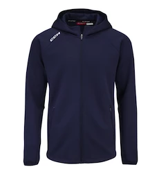 Kinder hoodie CCM LOCKER ROOM FLEECE FULL ZIP HOODIE true navy