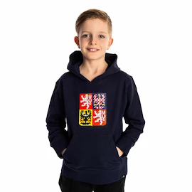 Kinder hoodie Kappa Logo Nathan Statní Znak Potisk Navy