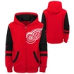 Kinder hoodie Outerstuff  FACEOFF FULL ZIP FLEECE HOODIE DETROIT RED WINGS