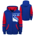 Kinder hoodie Outerstuff  FACEOFF FULL ZIP FLEECE HOODIE   NEW YORK RANGERS