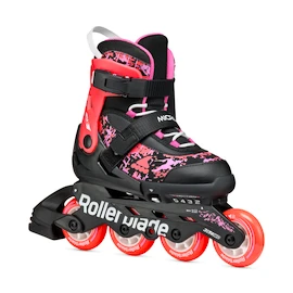 Kinder inlineskates Rollerblade Microblade SL Black/Coral