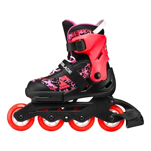 Kinder inlineskates Rollerblade  Microblade SL Black/Coral