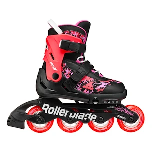 Kinder inlineskates Rollerblade  Microblade SL Black/Coral