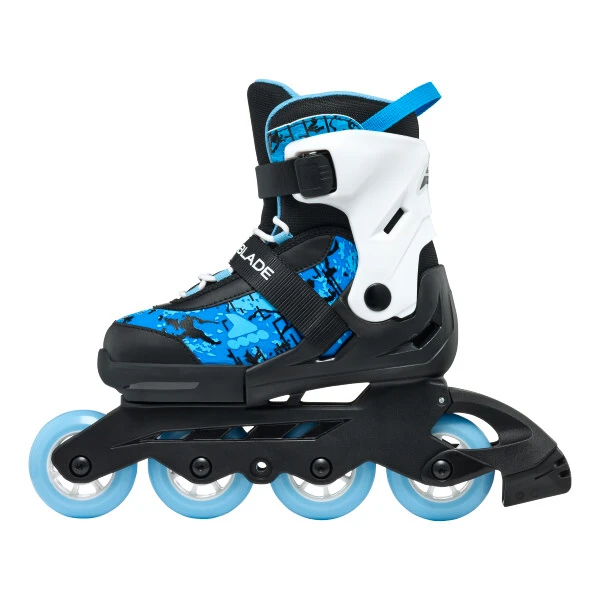 Kinder inlineskates Rollerblade  Microblade SL Black/Sky Blue