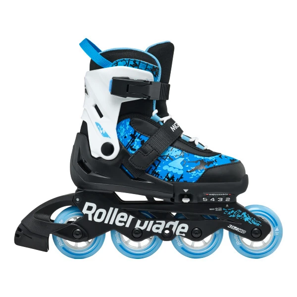 Kinder inlineskates Rollerblade  Microblade SL Black/Sky Blue