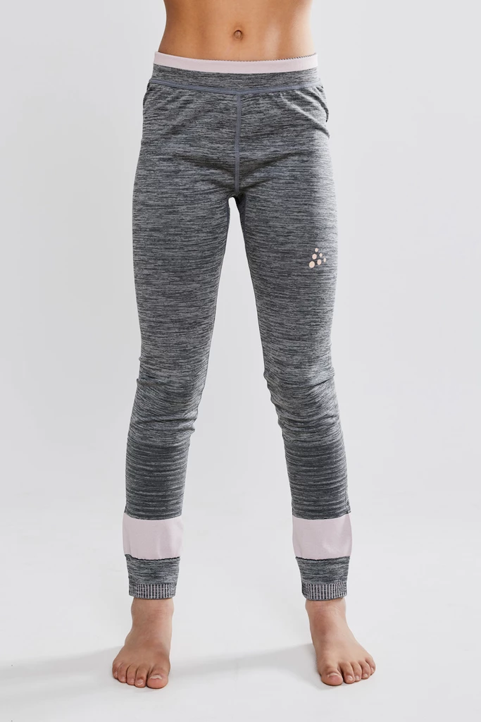 Kinder onderbroek Craft  Fuseknit Comfort Junior grey/pink