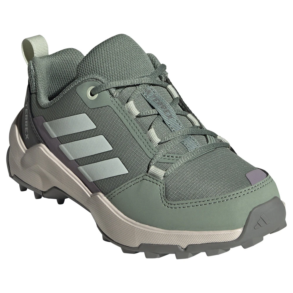 Kinder outdoorschoenen adidas Terrex AX4R Silver Green/ Linen Green/Preloved Fig